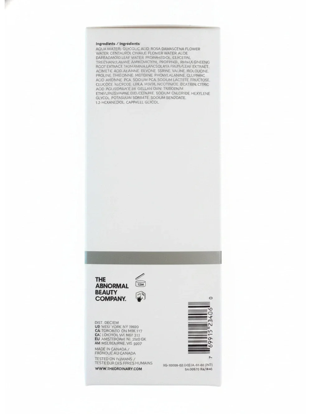 The Ordinary Glycolic Acid 7% Exfoliating Toner 240ml